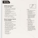 Tombow 68721 MONO Hybrid Correction Tape, 10-Pack. Easy To Use Applicator for Instant Corrections