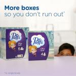 Puffs Ultra Soft Facial Tissues, 4 Cubes, 56 Facial Tissues Per Box