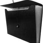 Expanding File Folder with Tabs, 13 Pockets File Organizer Accordion File Holder ，with Elastic Buckles Closure, A4 Paper Document Organizer for Home School Office