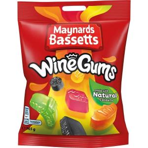 Maynards Wine Gums Bag 165g (Pack of 3)