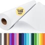 Black Wrapping Paper, 15"×900" (75FT) Art Paper Craft Kraft Paper Roll for Poster Bulletin Board, Construction Paper Roll for Father’s Day Men Birthday Valentines Halloween Bouquet Flower Packing