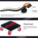 Furniture Dolly Sliders, Furniture Movers with 360° Rotation Wheels, Furniture Lifter Tool Set, Upgred Carbon Steel Panel Dolly, Suitable for Moving Heavy Furniture, Appliances, Cabinet, Fridge