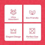 GUSTO [500 Count - 4.5 x 4.5 Folded] White Beverage Napkins - 1-Ply Bulk Cocktail Napkins, Restaurant Bar Paper Napkins and Party Napkins - 9x9 Unfolded (Formerly Comfy Package)