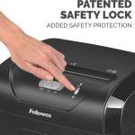 Fellowes 14-Sheet Cross-Cut Paper Shredder Bundle