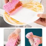 METUUTER 12-Count Kitchen Sponges- Compressed Cellulose Sponges Non-Scratch Natural Dish Sponge for Kitchen Bathroom Cars, Funny Cut-Outs DIY for Kids