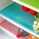 9 Pack Refrigerator Mats,Washable Fridge Mats Liners Easy to Clear Fridge Ps Mat Shelves Drawer Table Mats Refrigerator Liners for Shelves,3Red/3Green/3Blue