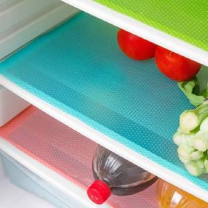 9 Pack Refrigerator Mats,Washable Fridge Mats Liners Easy to Clear Fridge Ps Mat Shelves Drawer Table Mats Refrigerator Liners for Shelves,3Red/3Green/3Blue