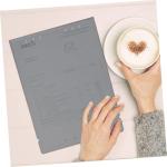 ERINGOGO A4 B5 File Folder Binder Refillable 6-Ring Notebook Cover Plastic Pockets for School and Office Supplies for Document Organization and Planning