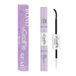 Lash Bond and Seal uCoolMe Waterproof for Lash Clusters 144Hours Super Hold Long-Lasting Non-Irritating Eyelash Glue for DIY at Home(Black Bond,10ML)