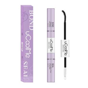 Lash Bond and Seal uCoolMe Waterproof for Lash Clusters 144Hours Super Hold Long-Lasting Non-Irritating Eyelash Glue for DIY at Home(Black Bond,10ML)