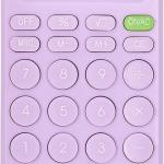 Cute Calculator, Basic Four Function for Teachers Students Basics Office, Small Handheld Calculators, 8 Digit with LCD Display, Sensitive Button, 5.5×3.2 inches Purple