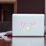 Transparent Holographic Overlay Lamination Vinyl A4 Size Self-hesive Laminate Waterproof Vinyl Sticker Paper, 20 Sheets 8.25 x 11.7 Inches