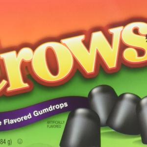 Crows Licorice Flavored Gumdrops (Pack of 3) 6.5 oz Theater Boxes