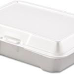 DART 205HT1 Carryout Food Container Foam 1-Comp 9 3/10 x 6 2/5 x 2 9/10 200/Carton