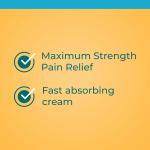 Neosporin + Maximum-Strength Pain Relief Dual Action Cream, First Aid Topical Antibiotic and Analgesic Cream for Wound Care of Minor Cuts, Scrapes and Burns, Polymyxin B & Pramoxine HCl, 1 oz