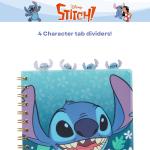 Innovative Designs Stitch Tab Journal Notebook, Spiral Bound, 96 Lined Pages, 8 x 7 inches, Blue
