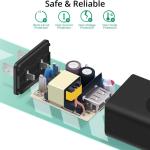 FONKEN USB Wall Charger, 3-Pack 5V 2A Power apter Universal Travel USB Plug Cell Phone Block Cube Compatible With iPhone, iP, Google Nexus, Samsung, LG, HTC, Moto, Kindle and More