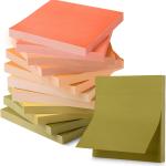 Mr. Pen- Sticky Notes, 3”x3”, 12 Ps, 600 Sheets, Autumn Earth Sticky Notes 3x3