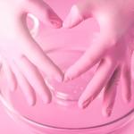 ForPro Professional Collection Disposable Nitrile Gloves, Chemical Resistant, Powder-Free, Latex-Free, Non-Sterile, Food Safe, 4 Mil, Pink, Large, 100-Count