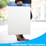 2-Pack Tabletop Sticky Easel P and Dry Erase Board 2 in 1, 20 x 23 inches, 20 Sheets/P, Portable Easel Stands for Teachers, Ideal for Training, Presentation, Meetings, Kids Doodling
