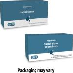 Basics Facial Tissue, 2-Ply, 160 Tissues per Box, 4 Boxes (640 total) (Previously Solimo)