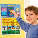 Learning Resources Magnetic Learning Calendar, 51 Magnetic Pieces & Calendar, Measures 12" x 16-1/2", Back to School Supplies,Teacher Supplies for Classroom