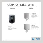 Georgia-Pacific Pacific Blue Select Centerpull 2-Ply Paper Towels (previously Branded Preference) by GP PRO (Georgia-Pacific), White, 44000, 520 Sheets Per Roll, 6 Rolls Per Case