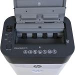 HP - Paper Shredder Micro Cut, 100-Sheet Auto Feed, Shreds Credit Cards & Staples, Heavy Duty Paper Shredder for Home Use with 4.5 Gallon Basket