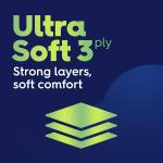 White Cloud Ultra Comfort Lotion 3-Ply Facial Tissue with Aloe & Vitamin E, 18 Box Multipack, 60 Tissues Per Box