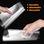 12in x 80ft Rolls 4 Mil Blank Stencil Sheets Acetate Sheets,Clear Plastic Sheet Roll Reusable PET Mylar Sheet Stencil Paper for Crafts,Cutting Machine