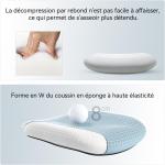 SIHOO M18 Ergonomic Office Chair, Computer Desk Chair with justable Herest and Lumbar Support, High Back Executive Swivel Chair for Home Office (Light Blue)