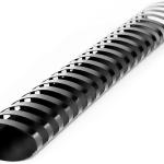 Black Plastic Binding Combs, Spines 38mm, 1-1/2-inch Diameter 19 Loop [pk of 100]