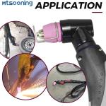 Mtsooning 100PCS SG-55 AG-60 WSD-60 Plasma Cutter Cutting Torch Tip Nozzles Consumables Kit Replacement for STC750P Plasma Cutter WSD60 Plasma Torch