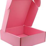 Small Pink Shipping Boxes for Small Business Pack of 25-6x6x2 inches Cardboard Corrugated Mailer Boxes for Shipping Packaging Craft Gifts Giving Products
