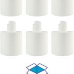 Boardwalk Bathroom Center-Pull Disposable Hand Paper Towel Roll, 2-Ply, 7.6 x 8.9, 600/Roll, 6/Carton, White