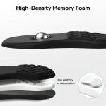 TECKNET Ergonomic Mouse P with Wrist Rest,Keyboard P and Mousep with Wrist Support,Massage Design Effectively Relieves Carpal Tunnel Syndrome Suitable for Computers and Laptops