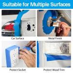 EDSRDRUS Thin Painters Tape 1/8, 1/4, 1/2，3/4，1 inch Width 40 Yard Painter Tape Paint Tape Masking Tape, for DIY, Crafts and Art Paint Big Projects