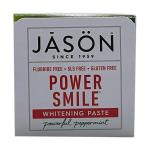 JASON Powersmile Whitening Fluoride-Free Toothpaste, Powerful Peppermint, 6 Ounce Tube