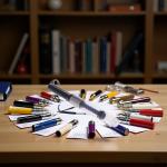 Black Universal Fountain Pen Ink Converter Standard Push Piston Fill InkAbsorber and Deft Writing and Correction Supplies Pens and Refills, Fountain Pens