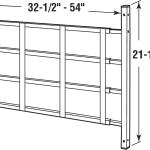 Segal S 4767 Carbon Steel Fixed 4-Bar Window Grill for Home Security and Child Safety, 21-1/4 In., Black Black (1 Set)