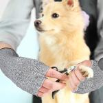 JenPen 3 Pairs Protective Arm Sleeves Arm Protectors for Thin Skin and Bruising Cut Resistant Sleeve Level 5 Burn Protection(Black, Gray, Blue,L)