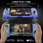 arVin Mobile Gaming Controller for iPhone, Android with Phone CASE Support & Green Light, Wireless Gamep for iPhone/iP/Samsung/Tablet/Switch/PS4/PC-Play Xbox Cloud Gaming/PS Remote Play/Steam Link