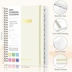 2026 Planner, Weekly and Monthly Calendar Planning Agenda, Jan - Dec 2026, Acemic Planner Book, Desk Accessories and Office School Supplies - A5 (6.3'' x 8.5'')