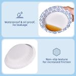 JOLLY CHEF 160 Count Paper Bowls 20 oz Soak Proof, Heavy Duty Printed Disposable Bowls Bulk for Dinner or Lunch