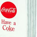 Tablecraft CC380 Coca-Cola Logo Printed Napkins (100 Pack), Red Paper Napkins 13”x13”, Beverage Napkins, Luncheon Napkins, Square Napkins for Restaurants, Cafes, Catering, Parties, and Everyday Use