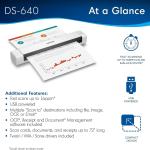 Brother DS-640 Compact Mobile Document Scanner, (Model: DS640) 1.5"x2"x11.9"