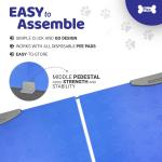 Pico Stand Up Vertical Wall Dog Puppy Pee P Holder - Indoor Splash Guard for Potty Training - Potty P Holder with Easy Clean up for Leg Lifting Small and Medium Dogs Potty Wall