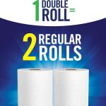 Sparkle Tear-A-Square Paper Towels, 2 Double Rolls (220 Sheets Total) - Strong 2-Ply Towels for Kitchen Cleanup and Everyday Messes