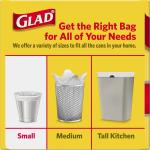 Gl Trash Bags, Small Garbage Bags - 4 Gallon White Trash Bag - 30 Count