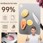 New Titanium Cutting Board-Stainless Steel Cutting Boards for kitchen,Double-Sided Food Gre Non Toxic Cutting Board,Chopping Boards Necessities for Home Outdoor Camping Meal Prep,Easy to Clean （S）
